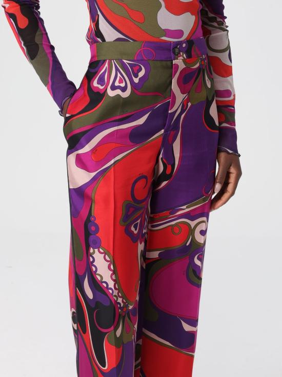 25FW 푸찌 팔라초 팬츠 5URT105U731 017 Multicolor - PUCCI