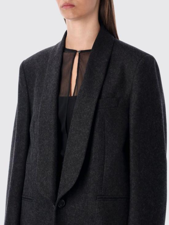 25FW 아워레가시 코트 W4251SG GRANITE GR Black - OUR LEGACY