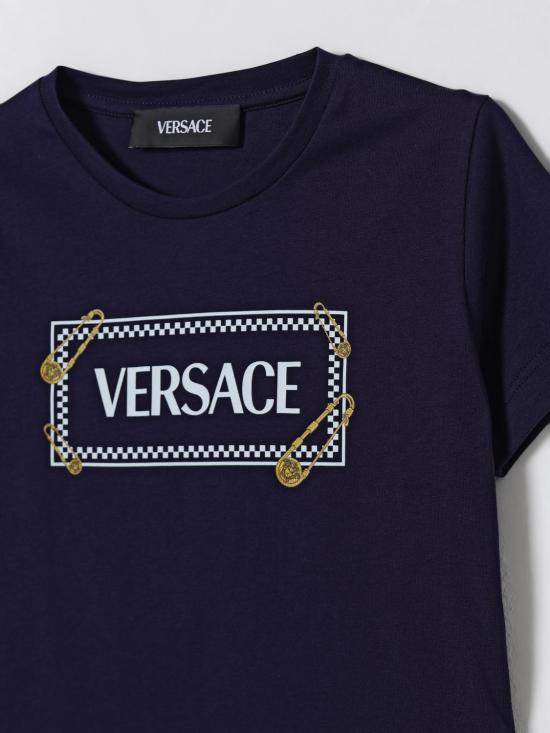 25FW [키즈] 베르사체 티셔츠 10185701A14910 2U2B0 Blue - VERSACE