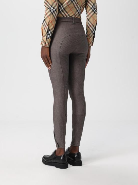 25FW 버버리 헤링본 스트레치 코튼 조드퍼 팬츠  8116806 Brown - BURBERRY