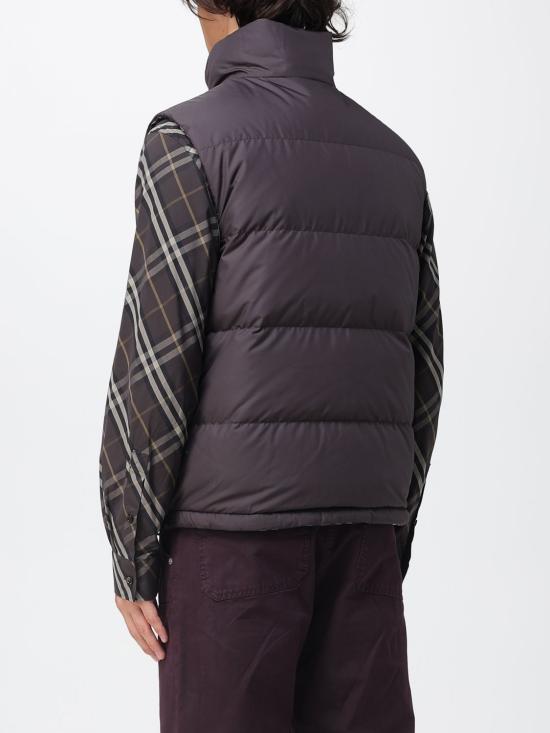 25FW 버버리 리버시블 체크 다운 베스트 8117100 Brown - BURBERRY