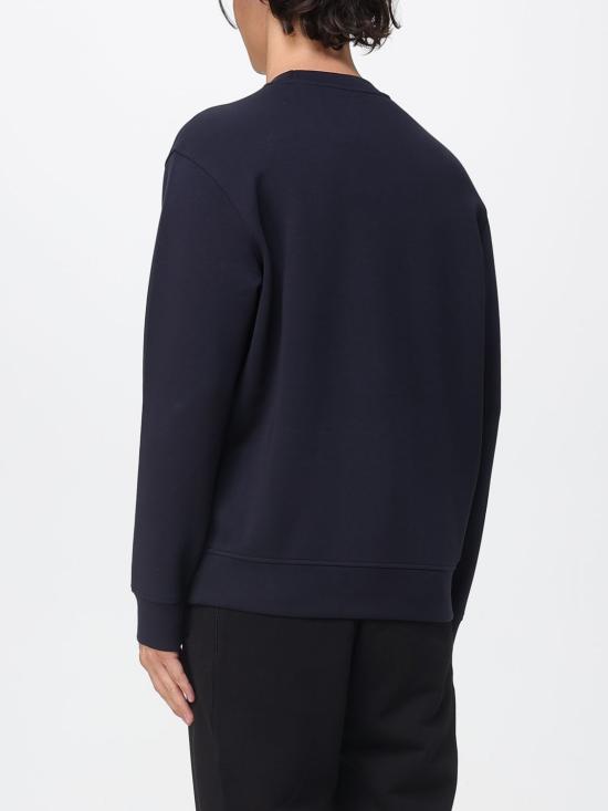 25FW 엠포리오 아르마니 긴팔 티셔츠 EM002906AF1013 MB369 Blue - EMPORIO ARMANI