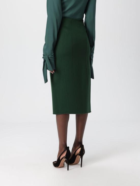 25FW 에르마노 설비노 미디 스커트 D4720323GVJ 95918 Green - ERMANNO SCERVINO