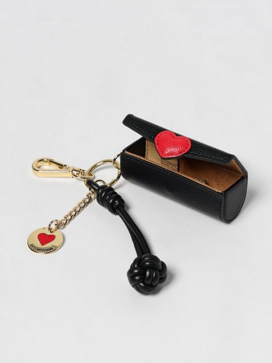 25FW 모스키노 키링 JC5400PP1NLR0 00A Black - MOSCHINO