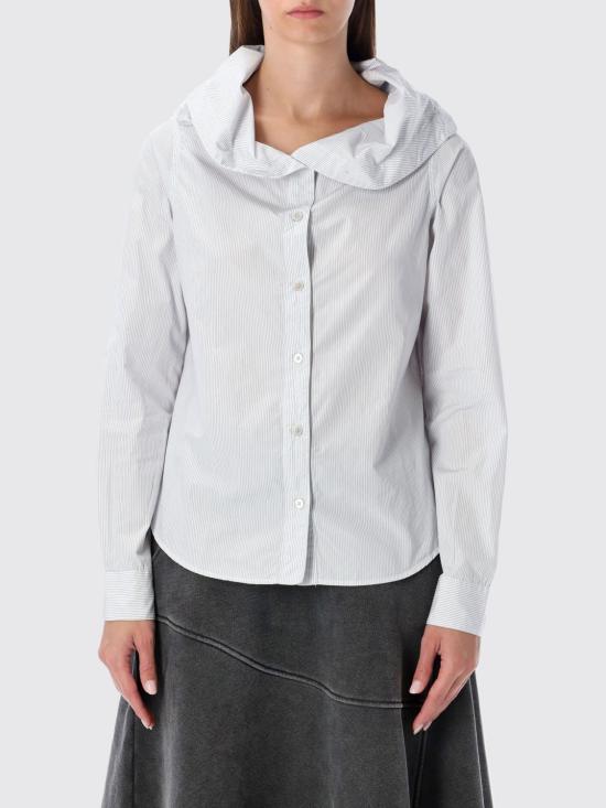 25FW 아워레가시 블라우스 W4252KD PINSTRIPE White