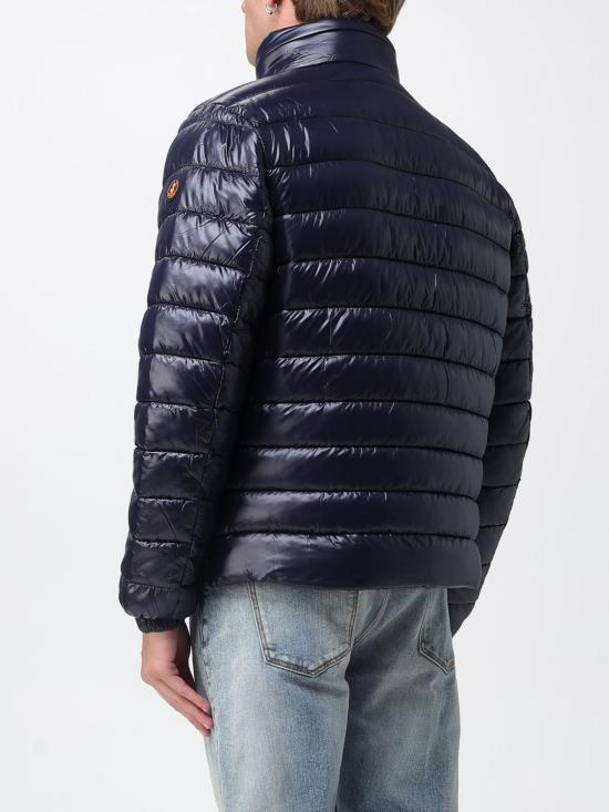 25FW 세이브더덕 숏패딩 D31891MLOVE21 90010 Blue - SAVE THE DUCK