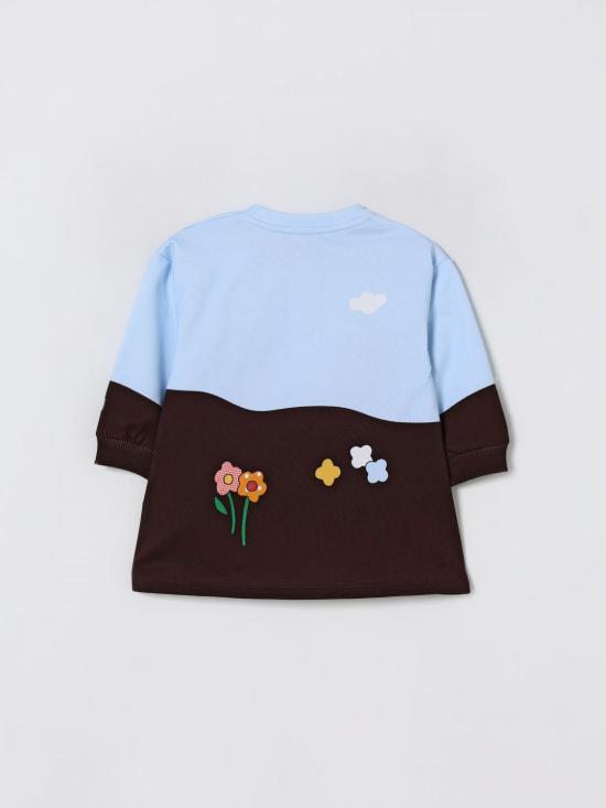 25FW [키즈] 모스키노 점프수트 MAV0CVLCA61 83595 Brown - MOSCHINO