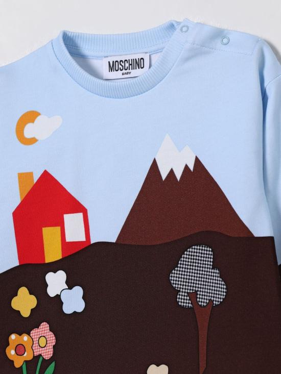 25FW [키즈] 모스키노 점프수트 MAV0CVLCA61 83595 Brown - MOSCHINO