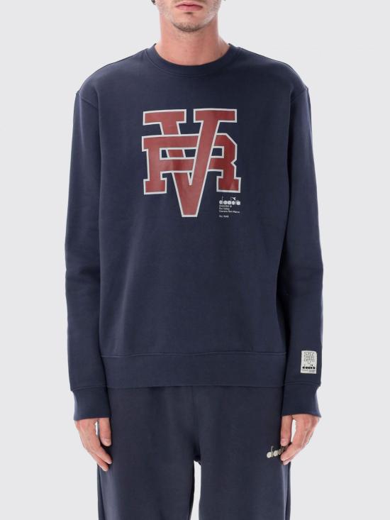 25FW 디아도라 헤리티지 긴팔 티셔츠 502 182253 60065 Blue