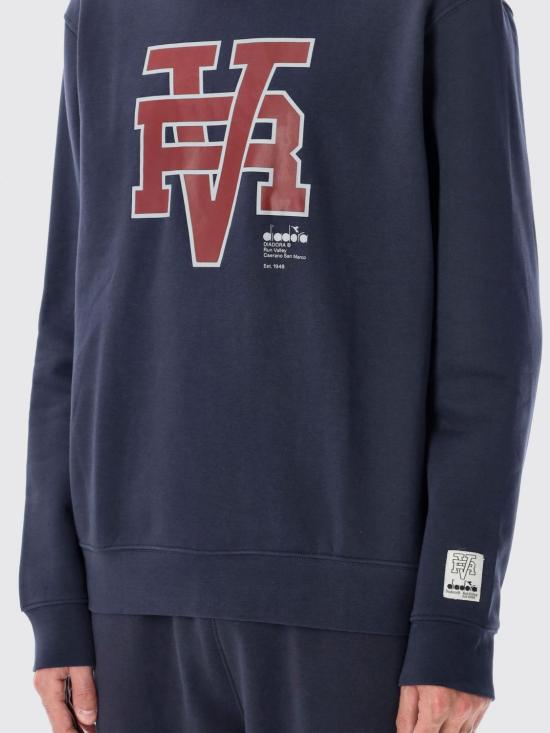 25FW 디아도라 헤리티지 긴팔 티셔츠 502 182253 60065 Blue - DIADORA HERITAGE