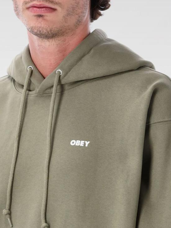 25FW 오베이 긴팔 티셔츠 112844236 DLN Green - OBEY