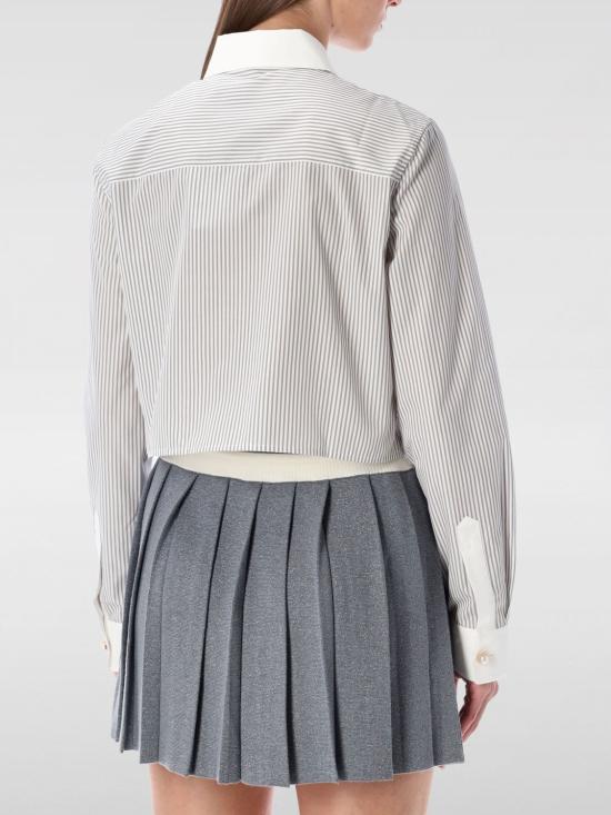 25FW 카사블랑카 블라우스 WAW25SH2190 1 White - CASABLANCA