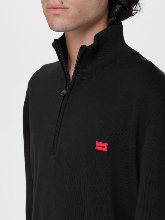 25FW 휴고보스 스웨터 50474164 001 Black - HUGO BOSS