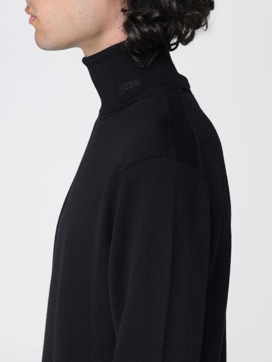 25FW 휴고보스 스웨터 50474174 001 Black - HUGO BOSS
