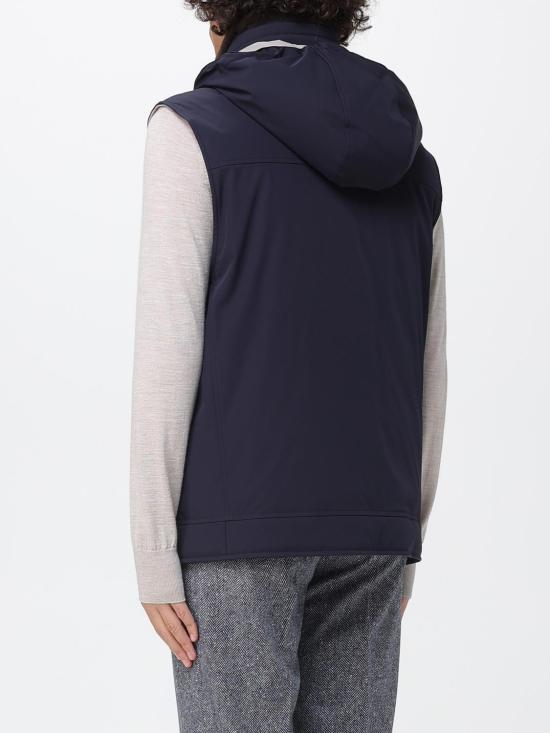 25FW 브루넬로 쿠치넬리 베스트 MV4061656 CQZ29 Blue - BRUNELLO CUCINELLI