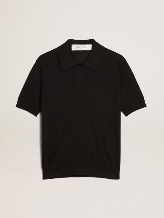 25FW 골든구스 반팔 티셔츠 GWP01424P001041 90100 BLACK