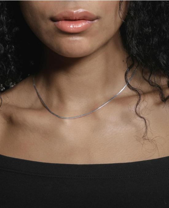  울프 시러스 목걸이/팬던트 울프 서커스 씬 헤링본 체인 목걸이 - WOLF CIRUS