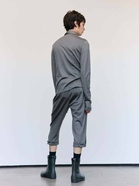  리에르 셔츠 카모시오 인텔록 울 폴라 - RIER