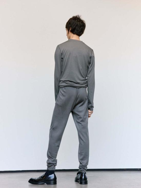  리에르 스웨터 Rier Camoscio 울 폴라 저지 라운드넥 탑 - RIER