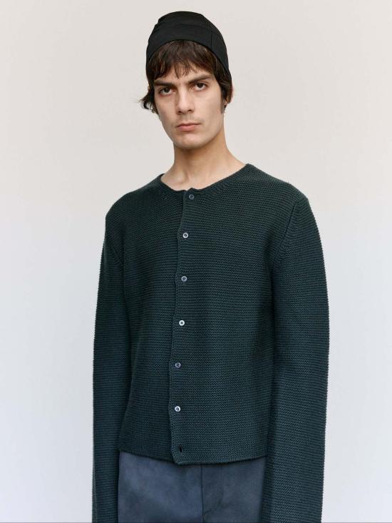  리에르 가디건 Rier Plombe 울 링크 링크 카디건 - RIER