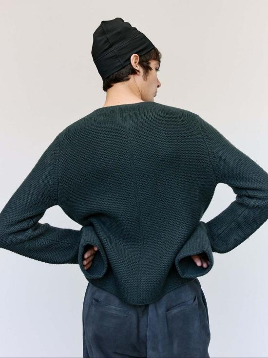  리에르 가디건 Rier Plombe 울 링크 링크 카디건 - RIER