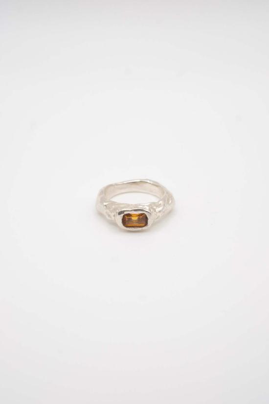  Elise Estelle 반지 엘리스 에스텔 선셋 링, 스털링 실버 & 시트린 링 - OTHER BRANDS