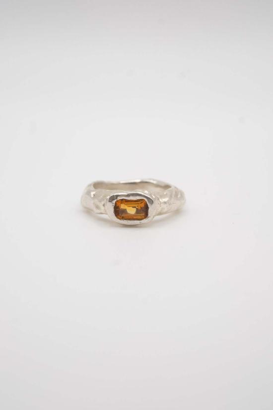  Elise Estelle 반지 엘리스 에스텔 선셋 링, 스털링 실버 & 시트린 링