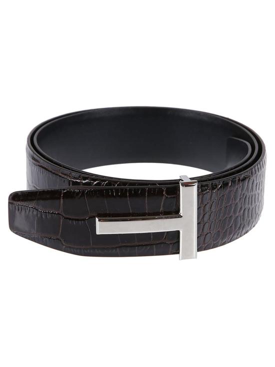 25FW 톰포드 가죽 벨트 TB178 LCL439S BROWN - TOMFORD