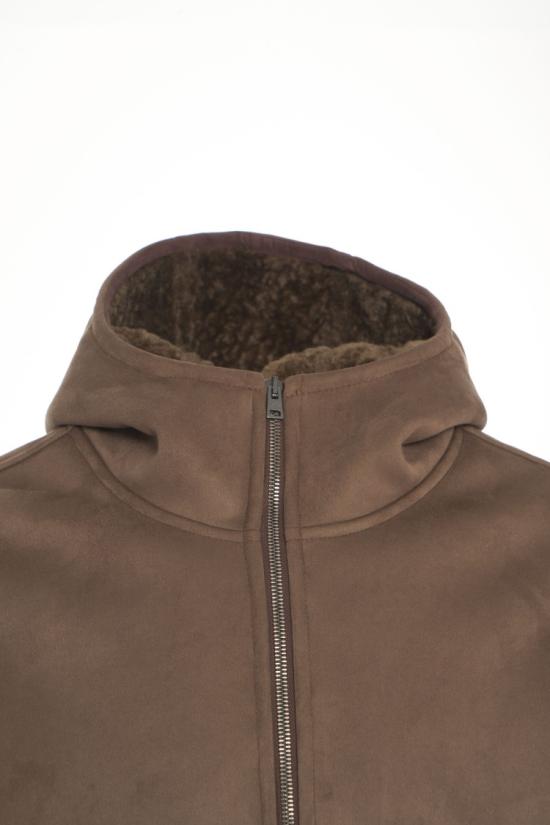 25FW 에르노 후드 집업 무톤 GI000529U 12754 Brown - HERNO
