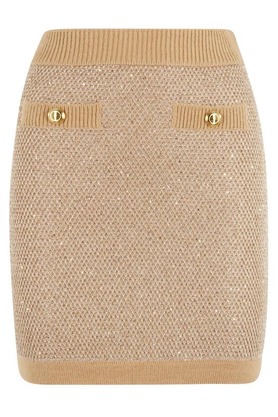 25FW 엘리자베타프랜치 숏 스커트 GK23T57E2 097 Neutrals