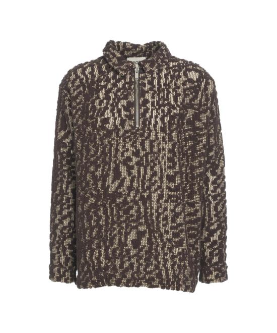 25FW Oas 집업 니트 102005 3251 Grey