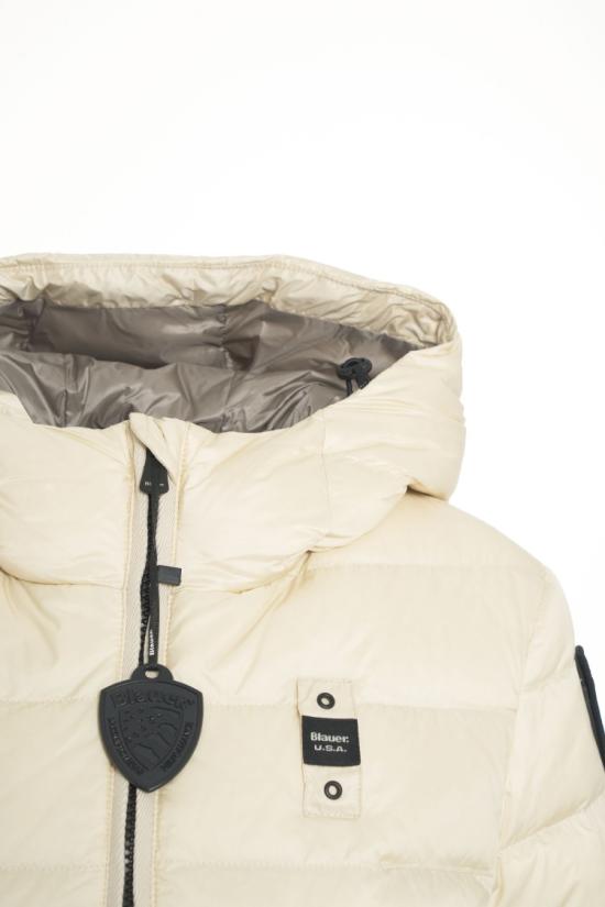 25FW 블라우어 코트 BLDK03102 006047 White - BLAUER