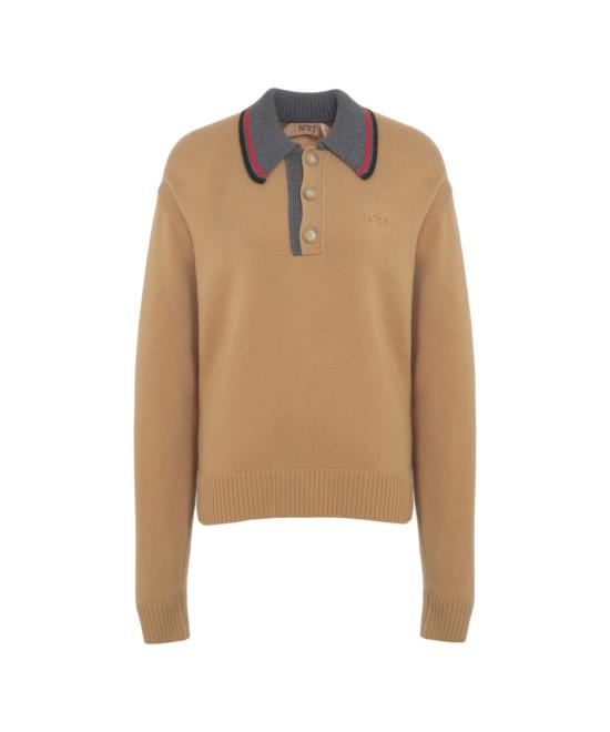 25FW 누메로벤투노 폴로 티셔츠 A041 9004 1233 Neutrals