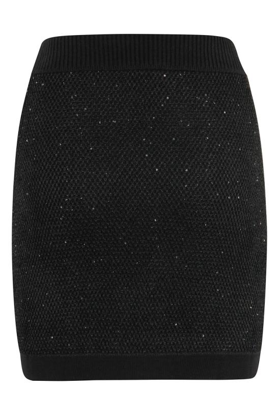 25FW 엘리자베타프랜치 숏 스커트 GK23T57E2 097 Black - ELISABETTA FRANCHI