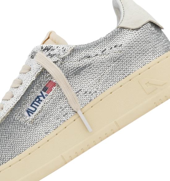 25FW 오트리 달라스 로우 고트스킨 스니커즈 ADLWTI05 SILVER WHT - AUTRY