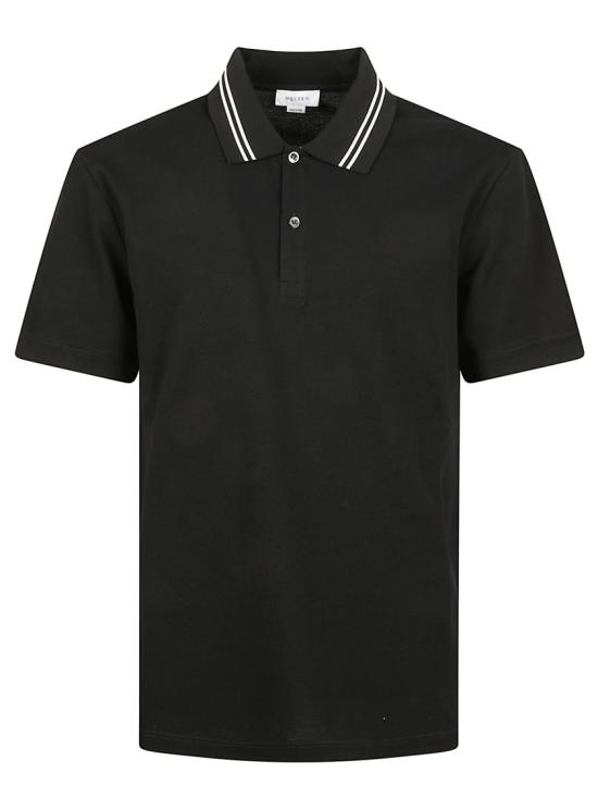 25FW 알렉산더 맥퀸 폴로 티셔츠 847736QXAAK1000 Black