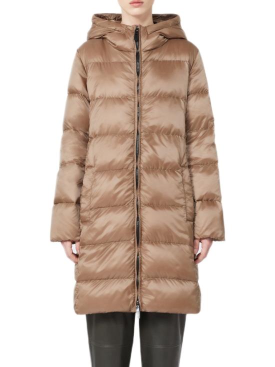 25FW 막스마라 세이파르 후드 벨트 패딩 자켓 2529496015600072 Pink - MAX MARA