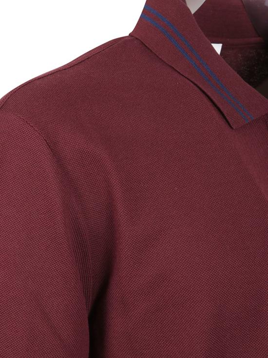25FW 알렉산더 맥퀸 폴로 티셔츠 847736QXAAK5050 Burgundy - ALEXANDER MCQUEEN
