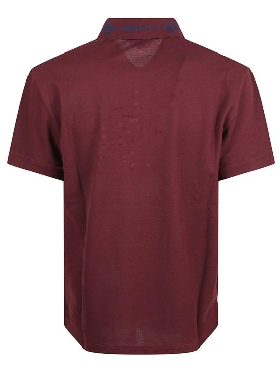 25FW 알렉산더 맥퀸 폴로 티셔츠 847736QXAAK5050 Burgundy - ALEXANDER MCQUEEN