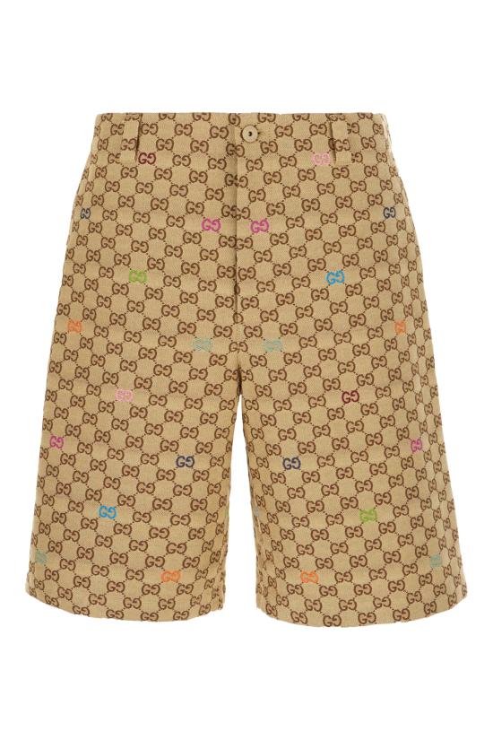 25FW 구찌 GG 캔버스 쇼츠 814728ZAS81 2137 Beige