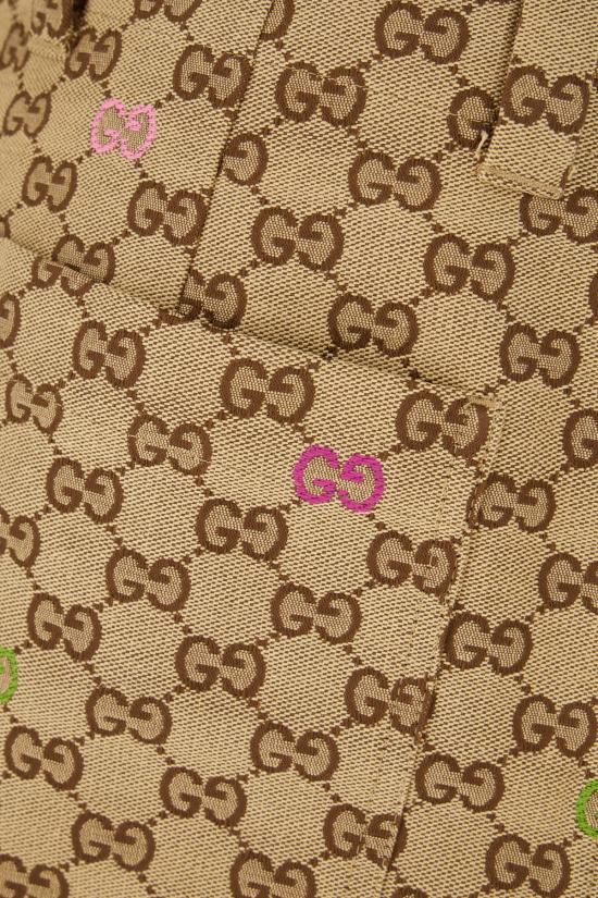 25FW 구찌 GG 캔버스 쇼츠 814728ZAS81 2137 Beige - GUCCI