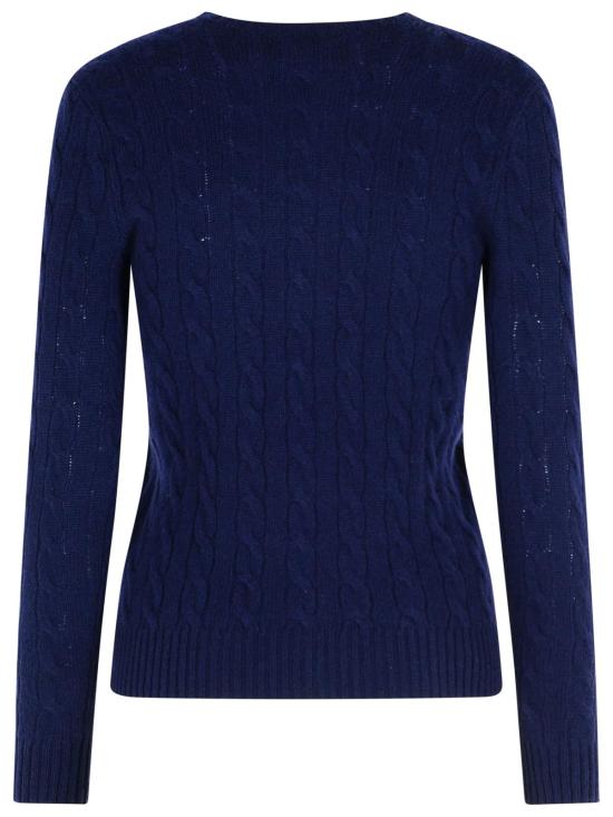 25FW 폴로 랄프로렌 폴로 자수 케이블 니트 스웨터 211971865003 Navy - POLO RALPH LAUREN