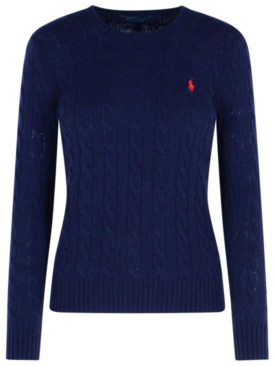 25FW 폴로 랄프로렌 폴로 자수 케이블 니트 스웨터 211971865003 Navy