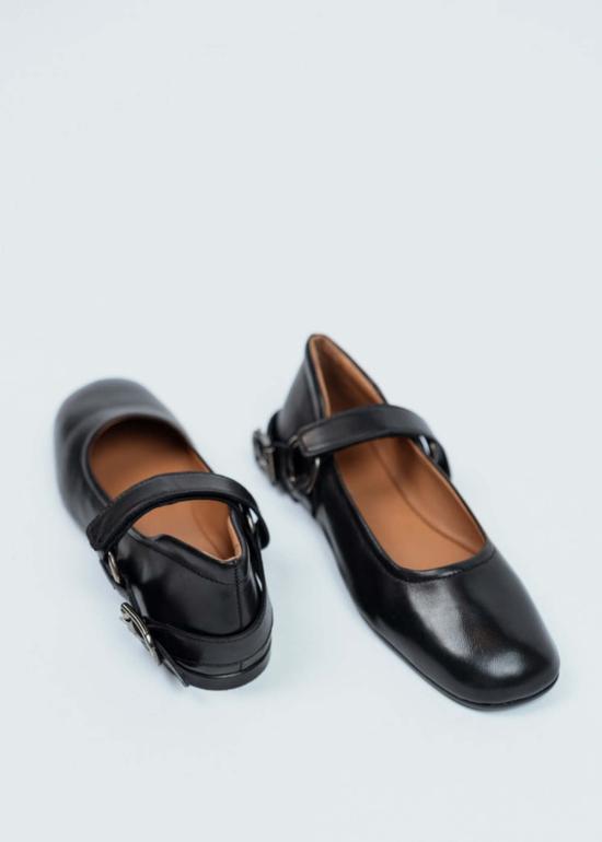  Homers Shoes 호머스 뮬/슬리퍼 슈프림 칼라 플랫 블랙 - OTHER BRANDS