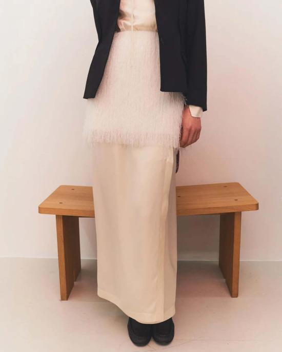  더 가먼트 숏 스커트 가먼트 샐리 미니 스커트 화이트