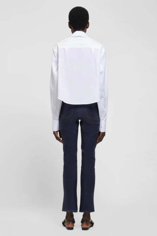  조나단 심카이 데님 팬츠 레이 하이라이즈 스키니 진 코팅 인디고 - JONATHAN SIMKHAI