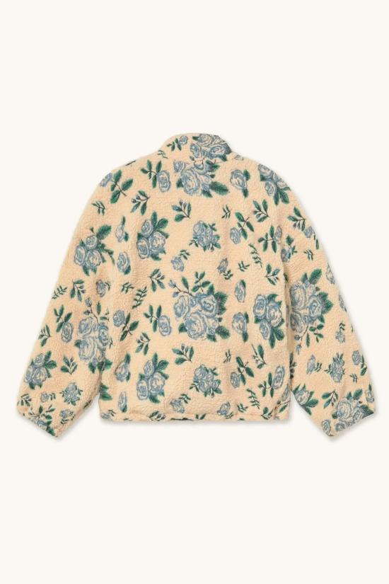  TINY BIG SISTER 숏패딩 타이니 빅 시스터 자수 장미 셰르파 재킷 바닐라 - OTHER BRANDS