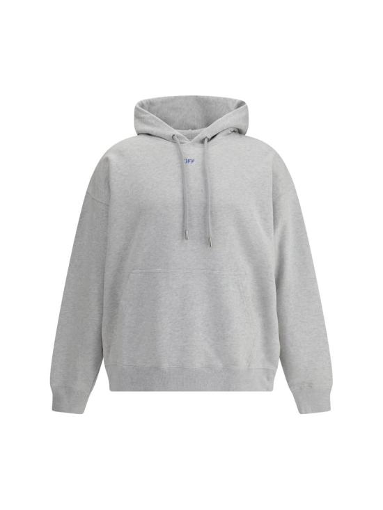 25FW 오프화이트 스텐실 에로우 스케이트 후드 티셔츠 OMBB085F25FLE00H 0846 GREY