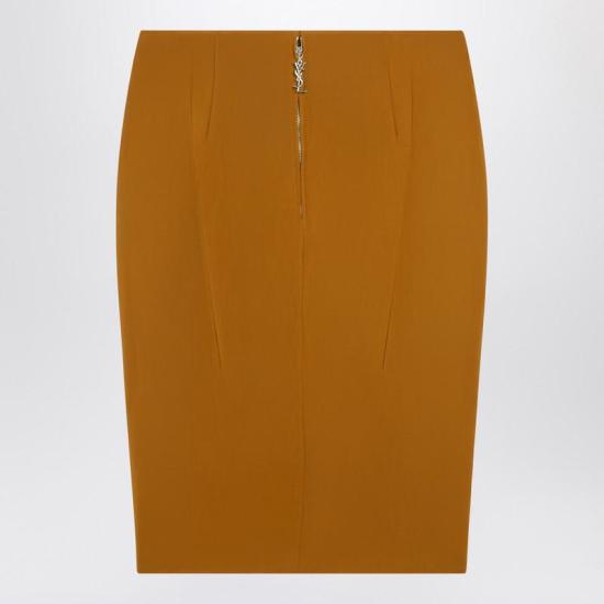 25FW 생로랑 스커트 852654Y5J19 R YSL 7746 ORANGE - SAINT LAURENT