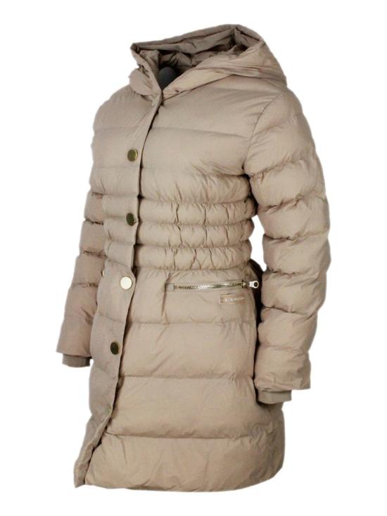 25FW 알마니 롱패딩 XW000652AF15984U1051 BEIGE SAND - ARMANI